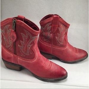 Ariat Red Cowboy Boots